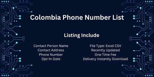 Colombia Phone Number List
