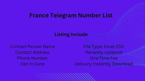 France Telegram Number List