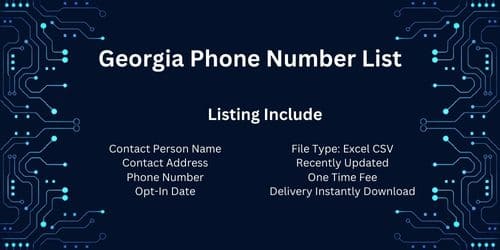 Georgia Phone Number List