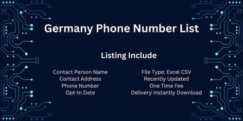 Germany Phone Number List