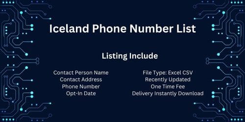 Iceland Phone Number List