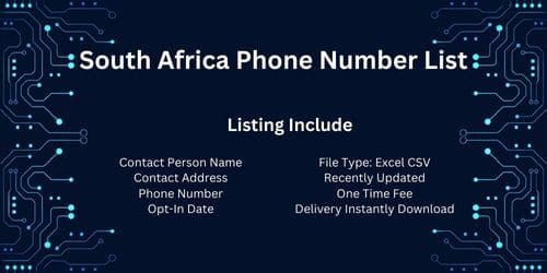 South Africa Phone Number List